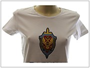 Нанесение аббревиатуры на футболки на заказ